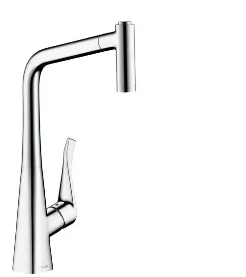 Hansgrohe HG Metris M71 Einhebel-Küchenmischer 320, Eco, Ausziehbrause, 2jet, sBox Chrom, 73824000, Artikel in Kategorie